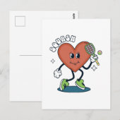 Carte Postale squash (Devant / Derrière)