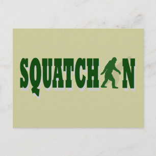 Carte Postale Squatchin