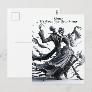 Carte Postale Squelette
