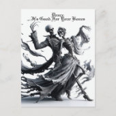 Carte Postale Squelette (Devant)