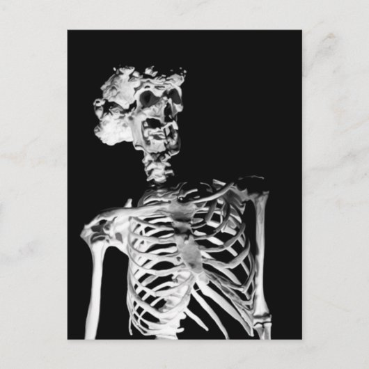 Carte Postale Squelette (Devant)
