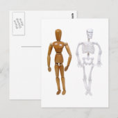 Carte Postale Squelette100309 (Devant / Derrière)