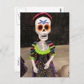 Carte Postale Squelette coloré (Devant / Derrière)