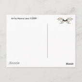 Carte Postale Squelette dansant (Dos)