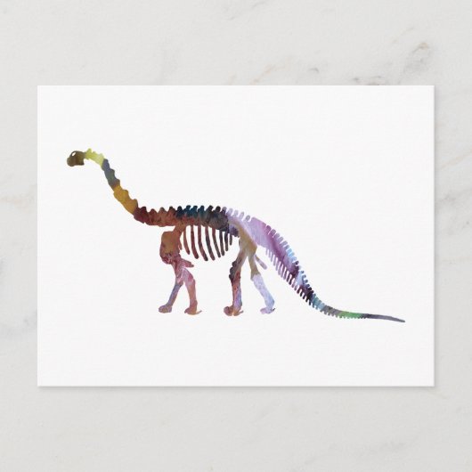 Carte Postale squelette de camarasaurus (Devant)