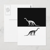 Carte Postale squelette de camarasaurus (Devant / Derrière)