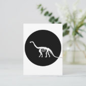Carte Postale squelette de camarasaurus (Debout devant)