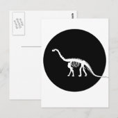 Carte Postale squelette de camarasaurus (Devant / Derrière)