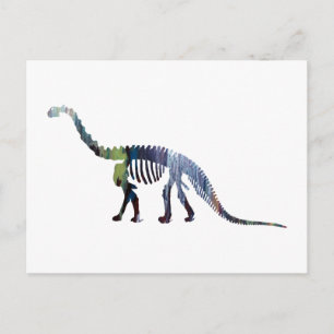 Carte Postale squelette de camarasaurus