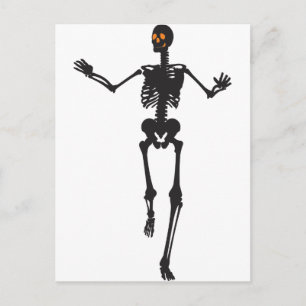 Carte Postale Squelette de danse