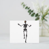 Carte Postale Squelette de danse (Debout devant)