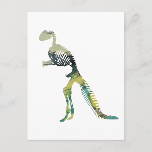 Carte Postale squelette de dinosaure (Devant)