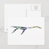 Carte Postale squelette de plesiosaur (Devant / Derrière)