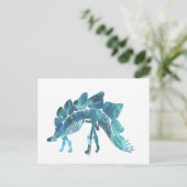 Carte Postale Squelette de Stegosaurus (Debout devant)