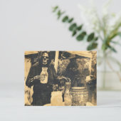 Carte Postale Squelette Éffrayant vintage Summerween (Debout devant)