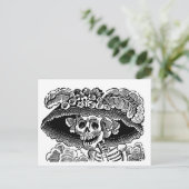 Carte Postale Squelette féminin victorien José Posada (Debout devant)