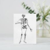 Carte Postale Squelette humain (Debout devant)