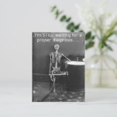 Carte postale squelette Menieres (Debout devant)