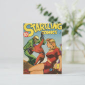 Carte Postale Squelette spatial (Debout devant)