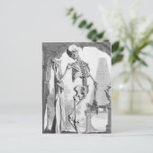Carte Postale Squelette Vintage (Debout devant)