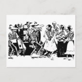 Carte Postale Squelettes mexicains de Gran-Fandango (Devant)