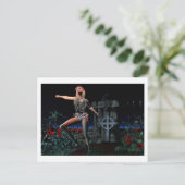 Carte postale squelettique de fille (Debout devant)