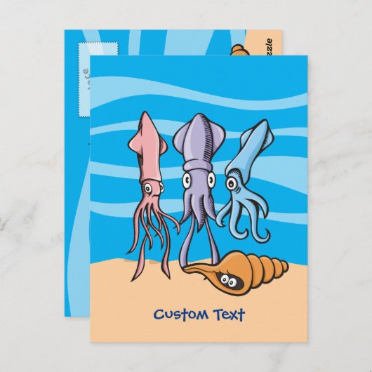 Carte Postale Squid (Devant / Derrière)