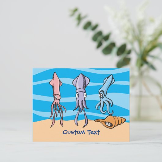 Carte Postale Squid (Debout devant)