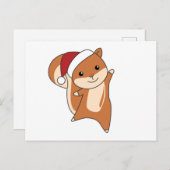 Carte Postale Squirl Winter Animals (Devant / Derrière)