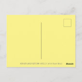 CARTE POSTALE SQUIRREL DORMIR SOUS LES FEUILLES DE L'AUTOMNE, SA (Dos)