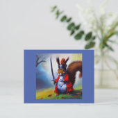 Carte Postale Squirrel Samurai (Debout devant)