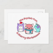 Carte Postale Squish You A Merry Christmas (Devant / Derrière)