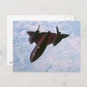 Carte Postale SR-71 Blackbird (Devant / Derrière)