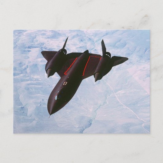 Carte Postale SR-71 Blackbird (Devant)