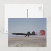 Carte Postale SR-71 Blackbird (Devant / Derrière)