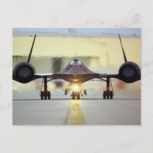 Carte postale SR 71 Blackbird (Devant)