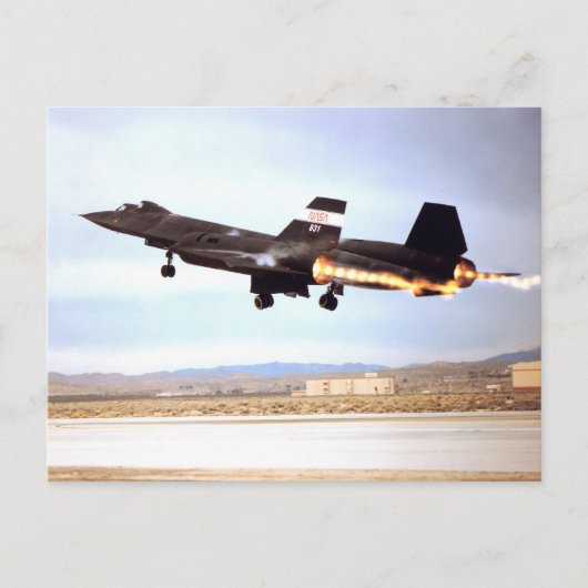 Carte postale SR 71 Blackbird (Devant)