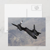 Carte postale SR 71 Blackbird (Devant / Derrière)