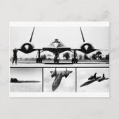 CARTE POSTALE SR-71 BLACKBIRD (Devant)