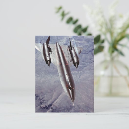 Carte Postale SR-71 Blackbird (Debout devant)