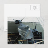 Carte postale SR-71 Lockheed (Devant / Derrière)