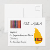 Carte Postale Sri Lanka (Devant / Derrière)