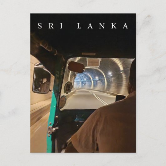 Carte postale Sri Lanka tuk tuk (Devant)