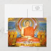 Carte Postale Sri Lanka Vintage voyage Tourism Ajouter (Devant / Derrière)