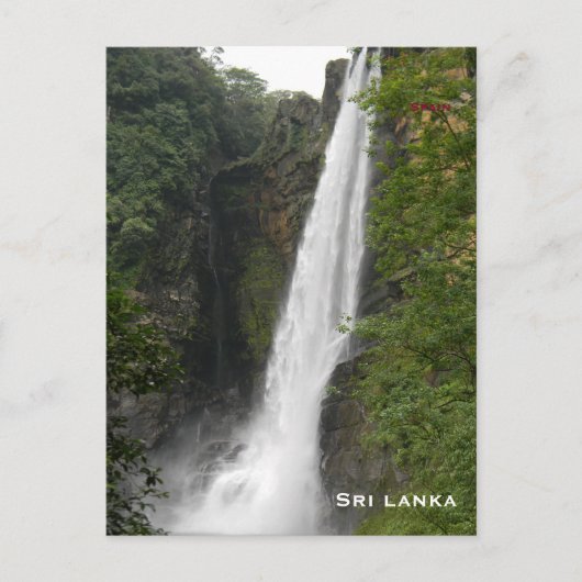 Carte Postale Sri lanka Vintage voyage Tourism Ajouter (Devant)