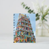 Carte Postale Sri Mariamman Temple Singapour (Debout devant)