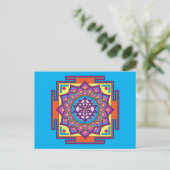 Carte Postale Sri Yantra Mandala (Debout devant)