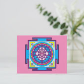 Carte Postale Sri Yantra Mandala (Debout devant)