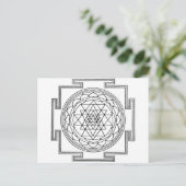 Carte Postale Sri Yantra Mandala (Debout devant)