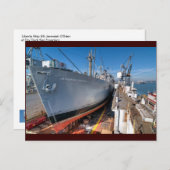 Carte Postale SS Jeremiah O'Brien Liberty Ship at Dry Dock (Devant / Derrière)